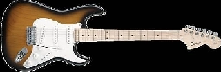 squier by fender affinity stratocaster mn 2 color sunburst