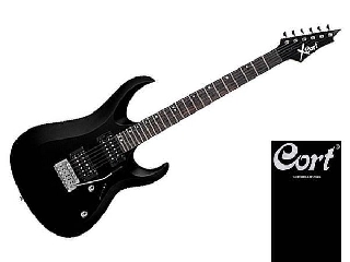 cort x1-bk - chitarra elettrica rock metal