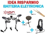 ion-audio-pro-session-drums-idea-risparmio--sgabello--bacchette-vic-firth--cuffie