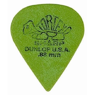 dunlop 412r tortex sharp green .88