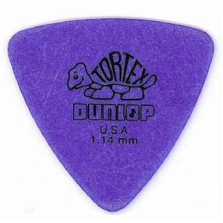 dunlop 431p tortex triangle purple 1.14