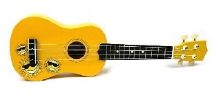 muses uk20yw - ukulele colorato per bambini - giallo