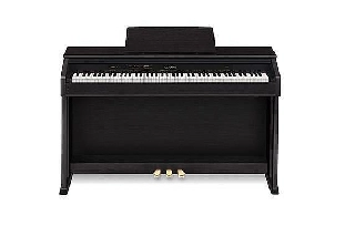 casio ap 460 bk celviano - pianoforte digitale con mobile in legno, leggio e pedaliera.