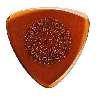 dunlop 516r1.5 primetone™ small tri sculpted plectra with grip - 12 plettri