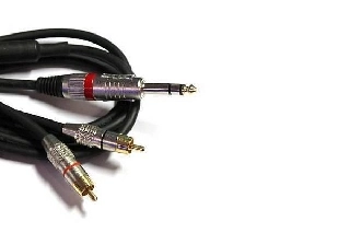 extreme cavo jack stereo-2 rca - 2 metri - js2r2pro