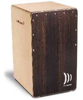 schlagwerk cp 408 st - 2inone snare cajon dark oak - soft touch