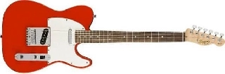 squier by fender affinity telecaster lrl race red