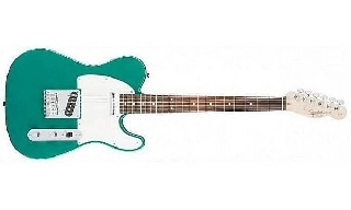 squier by fender affinity telecaster lrl race green