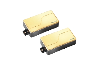 fishman prf-mhb-sg2 fluence modern humbucker 6 corde, gold, set/2