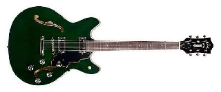 guild starfire iv st emerald green - chitarra elettrica semi hollow body