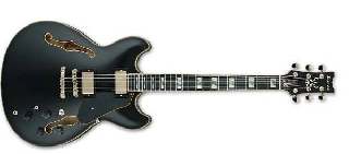 ibanez jsm20bkl black low gloss - signature john scofield