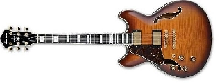 ibanez as93fml-vls violin sunburst - artcore expressionist