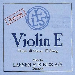 gewa larsen corde per violino synthetic più pallino - fiber core - media tensione