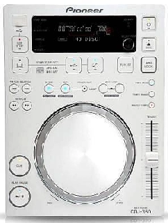 pioneer dj - cdj-350 w - cd player - white