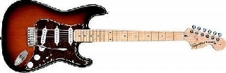 squier by fender standard stratocaster mn antique burst