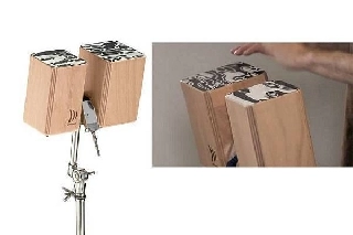 schlagwerk wbm 100 - bongos in legno montabili su stand