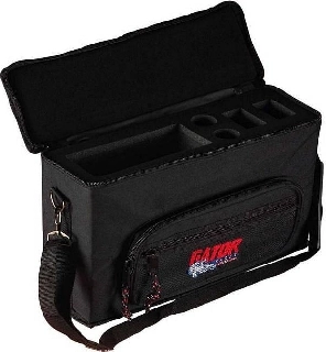 gator gm-2w - borsa per sistema wireless doppio microfono