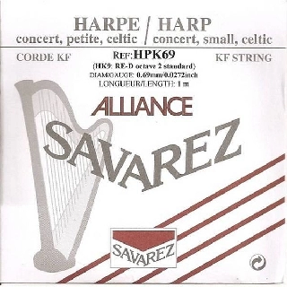 savarez hpk69 ottava 2, nota re (0.69 mm)