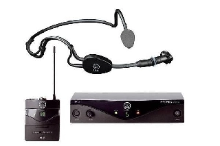 akg wms45 perception wireless sports set - radiomicrofono ad archetto - b1 freq. 748-751 mhz