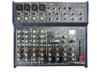 extreme mx1202du mixer 8 canali compatto per live phantom power +48v + effetti dsp + usb