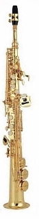 extreme jbss-01 sax soprano sib - ottone dorato con terminale dritto finitura laccata - set completo