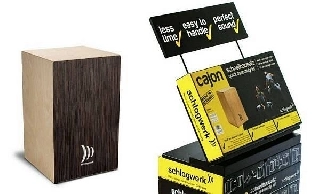 schlagwerk cba 3 sw - cajon montabile pro wenge - large